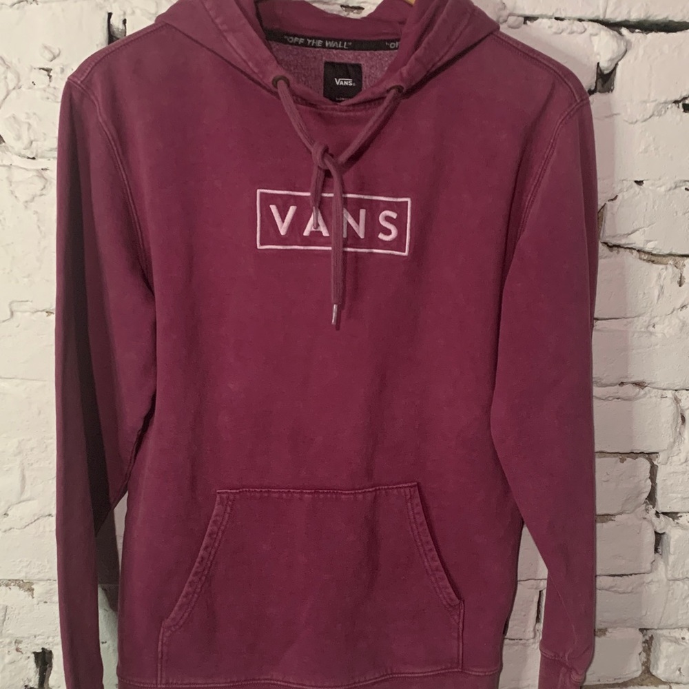 Vans Men's Maroon Hoodie Sweater